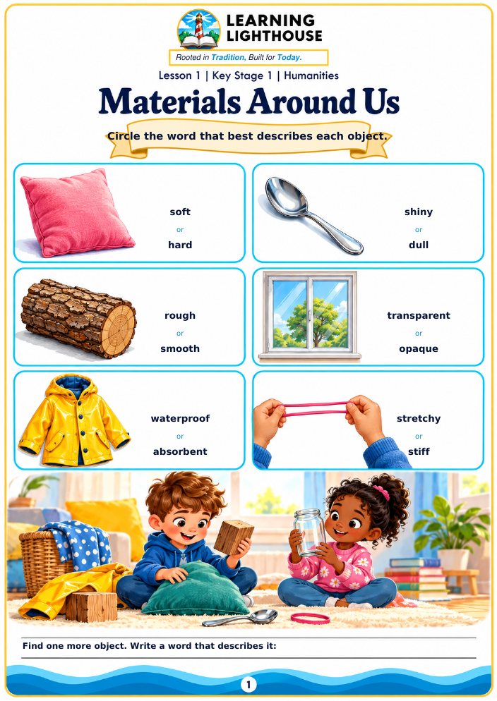 KS1 Humanities lesson preview
